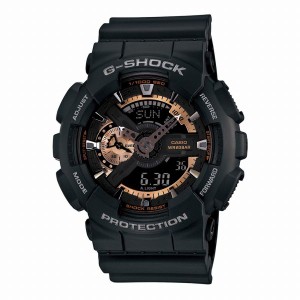 取寄品 正規品 CASIO腕時計 カシオ G-SHOCK ジーショック アナデジ表示 丸形 クオーツ 20気圧防水 GA-110RG-1AJF 人気モデル メンズ腕時