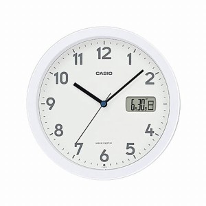 取寄品 正規品 CASIO時計 カシオ 掛け時計 掛時計 IC-860J-7JF アナログ表示 電波時計 液晶日付表示 掛置兼用
