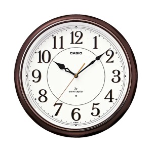 取寄品 正規品 CASIO時計 カシオ 掛け時計 掛時計 IQ-1051NJ-5JF アナログ表示 電波時計 シンプル