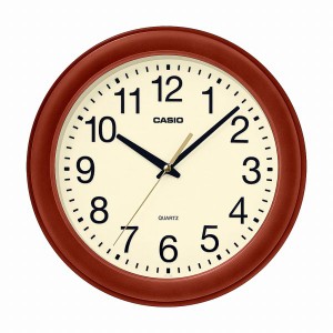 取寄品 正規品 CASIO時計 カシオ 掛け時計 掛時計 IQ-136-5JF アナログ表示 スタンダード シンプル