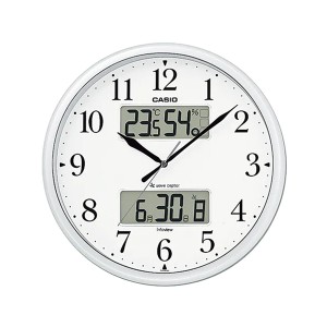 取寄品 正規品 CASIO時計 カシオ 掛け時計 掛時計 ITM-660NJ-8JF アナログ表示 液晶日付表示 電波時計