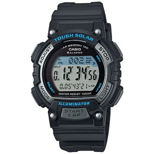 取寄品 正規品 CASIO腕時計 カシオ SPORTS デジタル表示 丸形 カレンダー タフソーラー 10気圧防水 STL-S300H-1AJ メンズ腕時計 送料無料