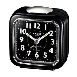 取寄品 正規品 CASIO時計 カシオ 置き時計 置時計 TQ-157-1BJF アナログ表示 ライト付き 目覚まし時計
