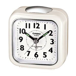 取寄品 正規品 CASIO時計 カシオ 置き時計 置時計 TQ-157-7BJF アナログ表示 ライト付き 目覚まし時計