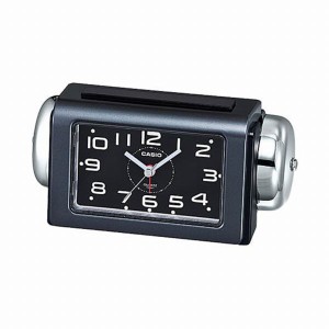 取寄品 正規品 CASIO時計 カシオ 置き時計 置時計 TQ-647-1JF アナログ表示 目覚まし時計 ブラック