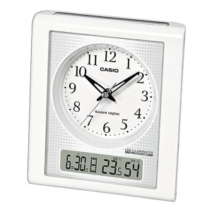 取寄品 正規品 CASIO時計 カシオ 置き時計 置時計 TQT-351NJ-7BJF アナログ表示 電波時計 液晶日付表示