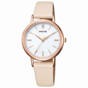 取寄品 正規品 CITIZEN シチズン ウィッカ KP5-166-10 wicca ラウンドフェイス シンプル レディース腕時計 送料無料