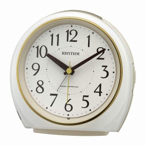 取寄品 正規品 RHYTHM リズム時計 4RL438SR03 スタンダード フィットウェーブA438 アナログ表示 置き時計