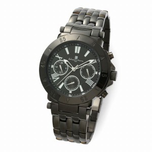 取寄品 正規品 Salvatore Marra 腕時計 サルバトーレマーラ SM22108-BKBK 10気圧防水 日付曜日表示 メタルベルト 防水 メンズ腕時計 送料