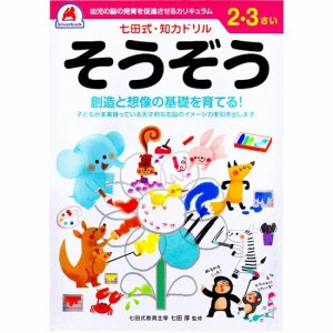 七田式 知力ドリル 2歳 3歳 そうぞう 幼児の脳 知育 発育促進カリキュラム【メール便 送料無料】