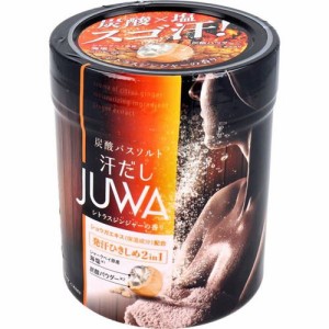 汗だし 入浴剤 JUWA 炭酸バスソルト シトラスジンジャーの香り 500g 発汗ひきしめ