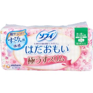 生理用ナプキン ソフィ はだおもい 極うすスリム 多い昼〜ふつうの日用 羽つき 24個入