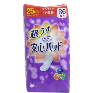 大人用尿とりパッド 軽度失禁用 リフレ 超うす安心パッド 少量用 36枚入×6セット