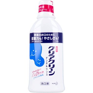 マウスウォッシュ クリアクリーン 薬用デンタルリンス ノンアルコール 洗口液 600ml