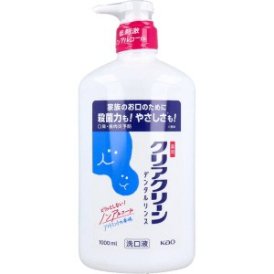 マウスウォッシュ クリアクリーン 薬用デンタルリンス ノンアルコール 洗口液 1000ml