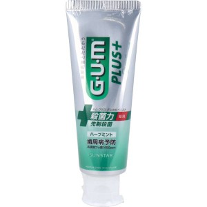 歯磨き粉 歯みがき粉 薬用 GUM ガム・プラスデンタルペースト ハーブミント 120g