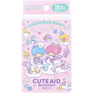 絆創膏 子供用 キャラクターばんそうこう CUTE AID リトルツインスターズ 18枚入