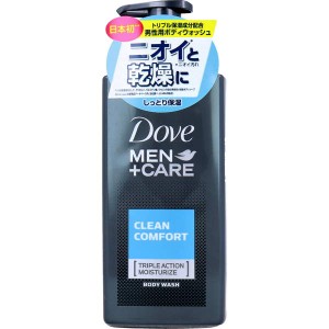 ボディソープ 本体ボトル 男性用 メンズ ダヴメン+ケア ボディウォッシュ クリーンコンフォート ポンプ 400g