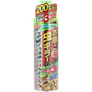 殺虫スプレー 虫除け 駆除 住み付き予防 カダン お庭の虫キラー ダブルジェット 屋外専用 450ml 害虫 クモ アリ ムカデ