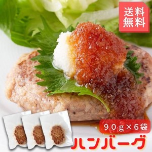 ハンバーグ マンナン大豆ミート ハンバーグ 90g×3袋 2セット 100％植物由来原料使用【メール便 送料無料】