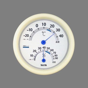 温度計 湿度計 温湿度計 アナログ シンプル表示 タニタ 白 ホワイト