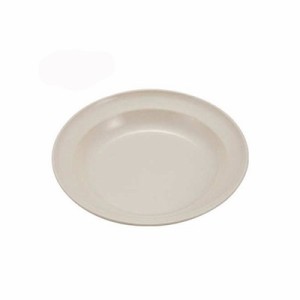 カレー皿 丸型 食器プレート プラスチック アウトドア 耐熱120度 抗菌 22cm 5個セット