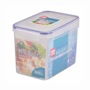保存容器 プラスチック 密閉容器 食品 キッチン 長方形/角型 3600ml