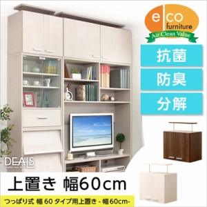 壁面収納棚 上置き60cm 収納家具 DEALS専用 天井突っ張り