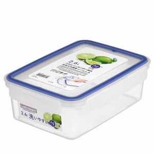 食品保存容器 密閉容器 プラスチック 作り置き 保管 冷蔵庫 フードストッカー イージーケア 2.6L ブルー