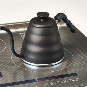 ドリップケトル 細口 IH対応 ハリオ V60 ステンレス製 ドリップケトル ヴォーノ 800ml ブラック