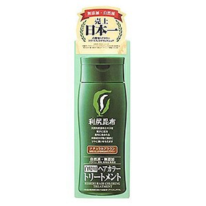 利尻ヘアカラートリートメント　ナチュラルブラウン　200g［配送区分:A］