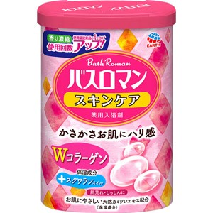 バスロマン　スキンケア　Ｗコラーゲン　600g［配送区分:A2］