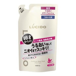 ルシード　薬用デオドラントボディウォッシュ　うるおいタイプ　つめかえ用　380ml［配送区分:A2］