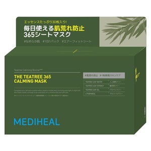 MEDIHEAL　メディヒール　THE　TEATREE　365カーミングマスク　30枚(配送区分:A)