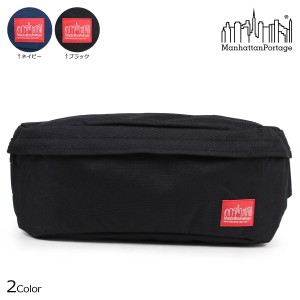 マンハッタンポーテージ Manhattan Portage ボディバッグ メンズ レディース FIXIE WAISTBAG ブラック