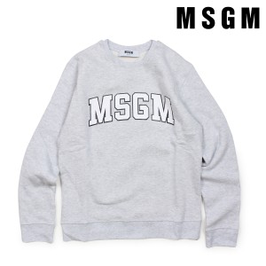 MSGM エムエスジーエム トレーナー スウェット レディース LONG SLEEVED SHIRTS グレー 2541MDM163 184769