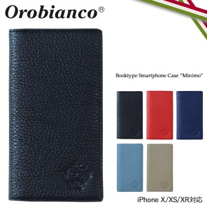 オロビアンコ Orobianco iPhone XR X XS ケース 手帳型 スマホ 携帯 アイフォン MINIMO メンズ レディース