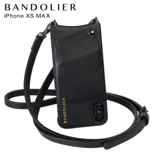 BANDOLIER バンドリヤー iPhone XS MAX ケース スマホ 携帯 ショルダー アイフォン レザー EMMA PEWTER