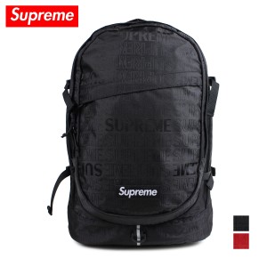 シュプリーム Supreme リュック バッグ バックパック メンズ レディース 25L BACKPACK ブラック レッド 黒