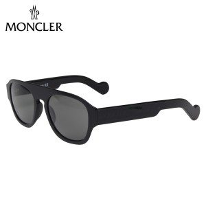 モンクレール MONCLER サングラス メンズ レディース UVカット ウェリントン SUNGLASSES ブラック 黒 ML0096