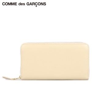 コムデギャルソン COMME des GARCONS 財布 長財布 メンズ レディース ラウンドファスナー 本革 CLASSIC WALLET オフ ホワイト SA0111