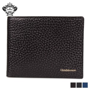 オロビアンコ Orobianco 財布 二つ折り メンズ 本革 BI-FOLD WALLET ブラック ネイビー ブルー 黒 ORS-022008