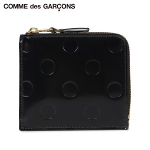 コムデギャルソン COMME des GARCONS 財布 ミニ財布 メンズ レディース L字ファスナー 本革 ポルカドットの通販はau