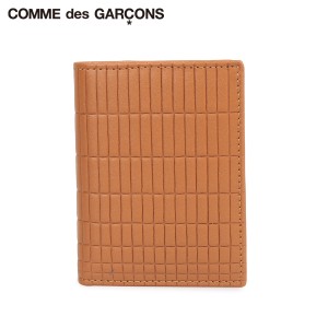 コムデギャルソン COMME des GARCONS 財布 二つ折り メンズ レディース BRICK LINE WALLET ベージュ SA0641BK