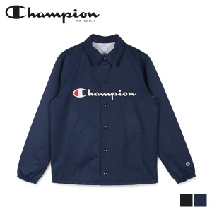 チャンピオン Champion ジャケット コーチジャケット アウター メンズ COACH JACKET ブラック ネイビー 黒 C3-R608