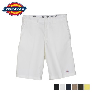 ディッキーズ Dickies ハーフパンツ ショートパンツ メンズ 13 INCH POCKET WORK SHORTS ブラック ホワイト DK006825