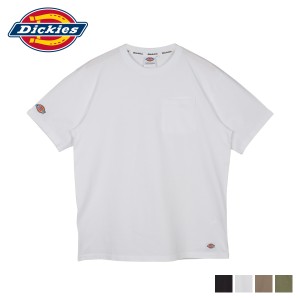 ディッキーズ Dickies Tシャツ 半袖 メンズ クルーネック SHORT SLEEVE POCKET TEE ブラック ホワイト DK007439