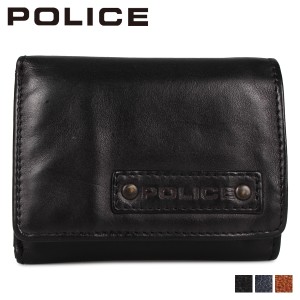 ポリス POLICE 財布 二つ折り メンズ ラヴァーレ LAVARE WALLET ブラック ネイビー キャメル 黒 PA-59605
