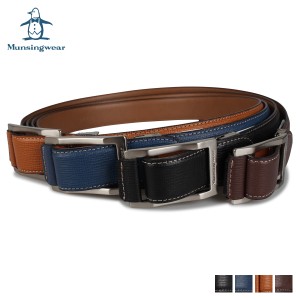 マンシングウェア Munsingwear ベルト レザーベルト メンズ LEATHER BELT MU-006015