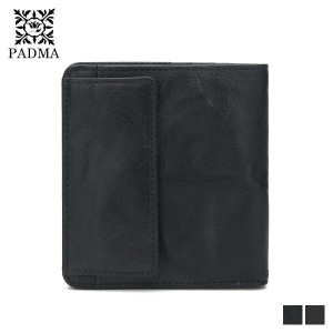 パドマ PADMA 財布 二つ折り メンズ レディース WALL ブラック ブラウン 黒 PAD-20400